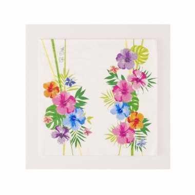 Camping barbecue servetten hawaii 32x stuks kopen