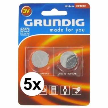 Camping grundig knoopcel batterij cr 2032 kopen