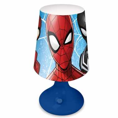 Camping marvel spiderman tafellamp/nachtlamp 18 cm voor kinderen kopen