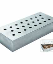 Camping 1x barbeque rookbox rvs kopen