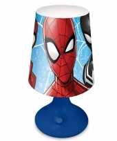 Camping marvel spiderman tafellamp nachtlamp 18 cm voor kinderen kopen