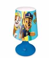 Camping paw patrol tafellamp nachtlamp 18 cm voor kinderen kopen