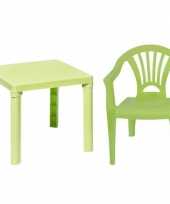 Camping plastic groene tuin kinderkamer meubels tafeltje stoeltje voor kinderen kopen