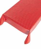 Camping tafelzeil polkadot rood 140 x 170 cm kopen