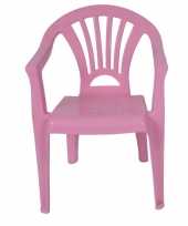 Camping tuinstoeltje roze plastic 37 x 31 x 51 cm voor kinderen kopen