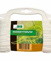 Camping wit touw voor buiten gebruik 20 meter kopen